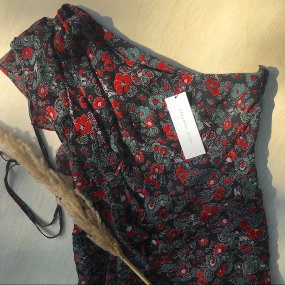 Veronica Beard Ballard Silk Mini Dress, Sz. Lg - Picture 5 of 8